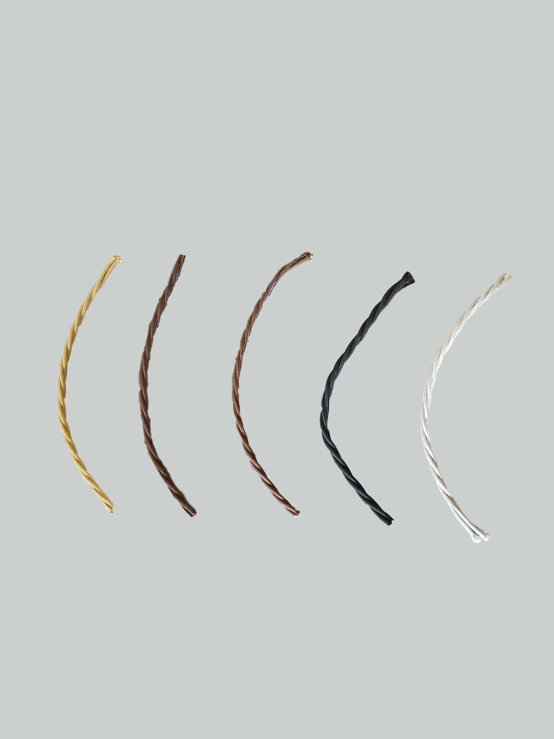 3-Core Antique-twist Lighting Cable | Price per 1.0m | 0.50sqmm 3Amp