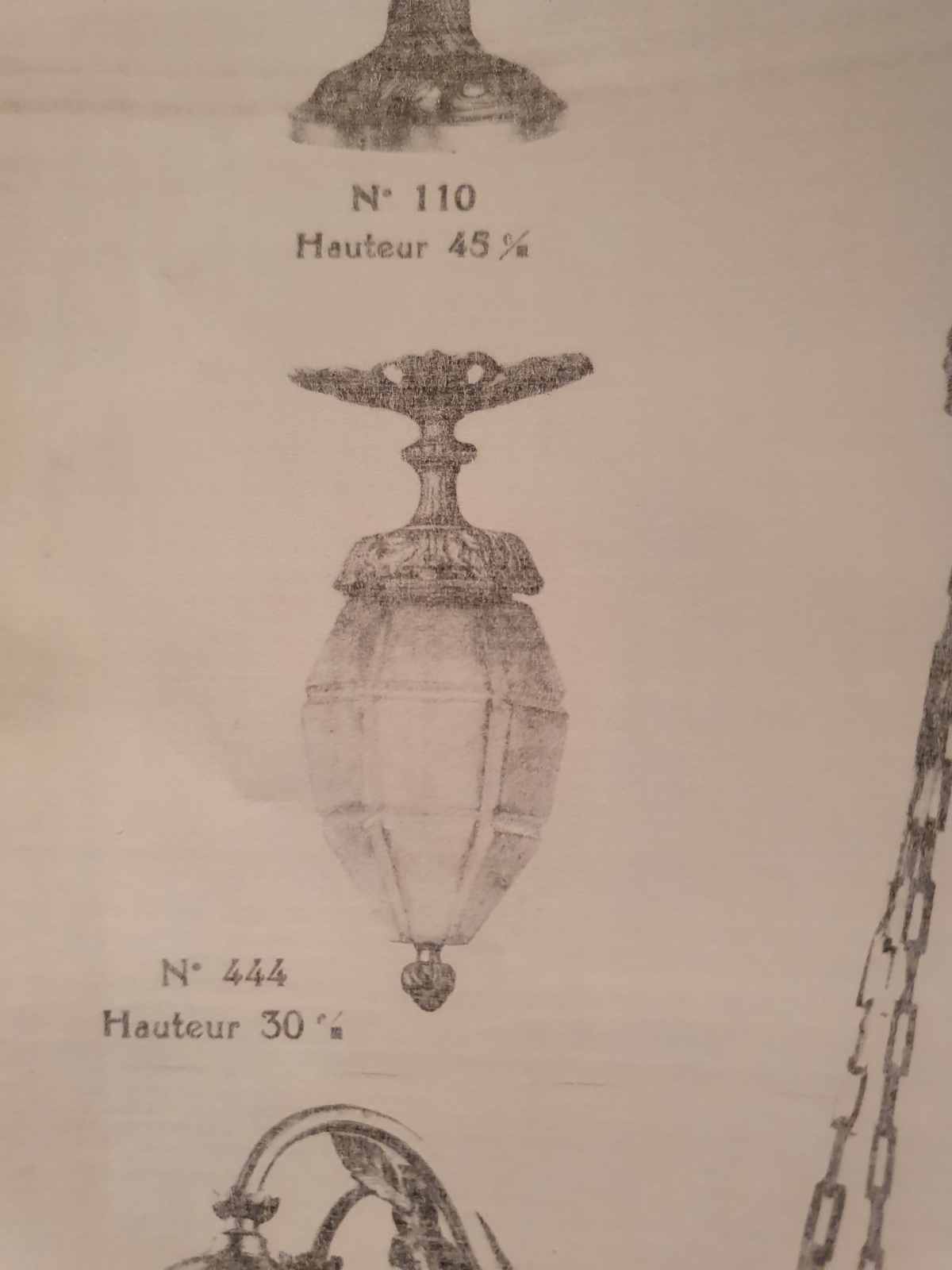 Carteyrade & Hubens, Paris | Small "Versailles" Prism Lantern | France Early c.20th | SOLD - Image 6