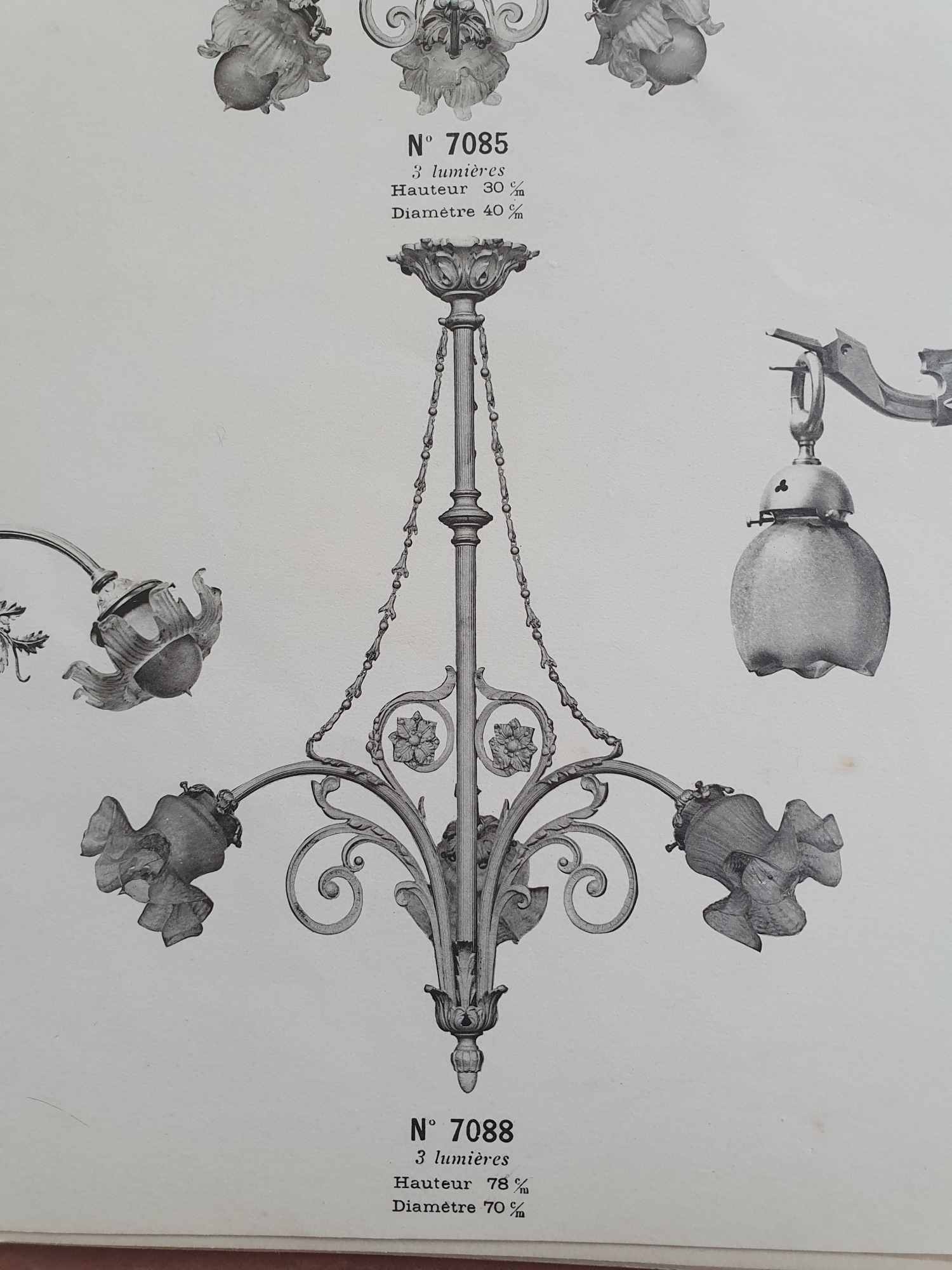 Fonderies de Bronze, Nanterre & Lyon | Neo-Classical Brass Gasolier | France Early c.1910 | SOLD - Image 6