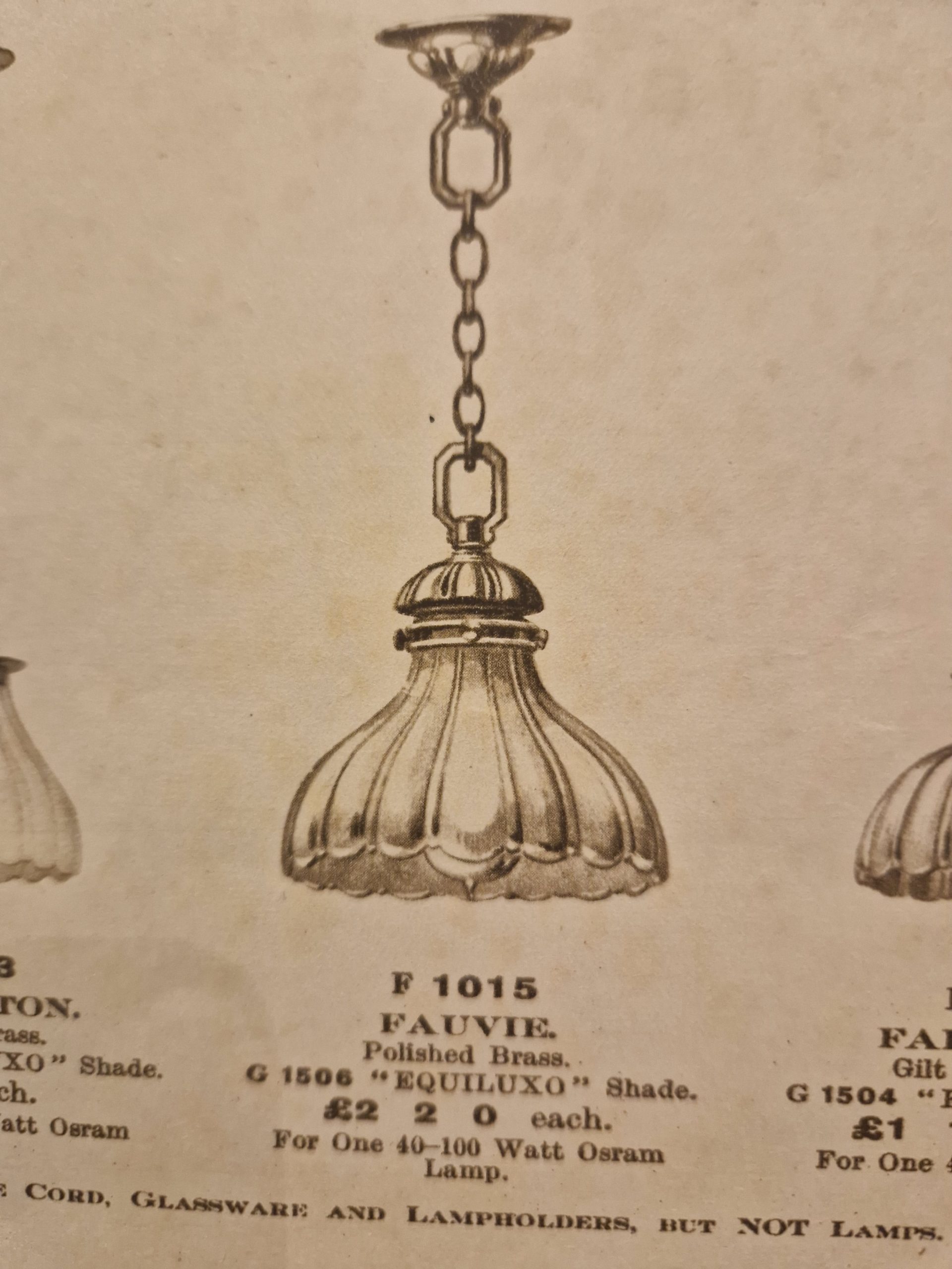 The General Electric Company (G.E.C) | Coolie Pendant Lampshade | England 1900-25 | SOLD - Image 9