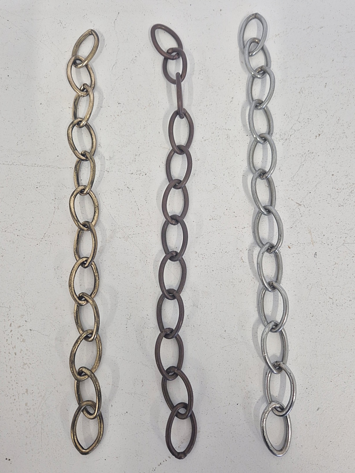 Oval-link "Chandelier" Chain | 37mm/1.25in | Price per 46cm/18in