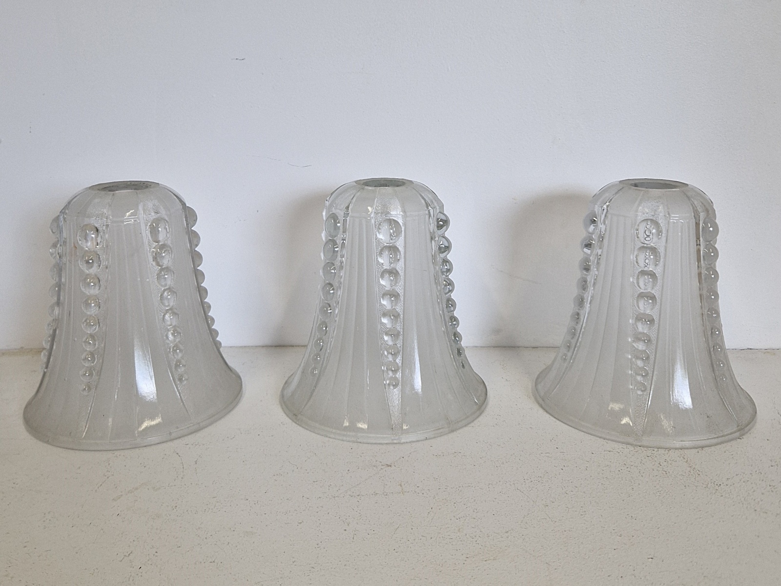 Ezan (Jean Gauthier) | 3 Art Deco Lampshades | France c.1930