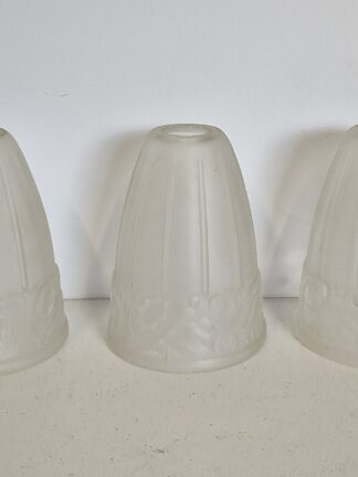 Etablissement Jean Gauthier (E.J.G) | 3 Art Deco Lampshades | France c.1925