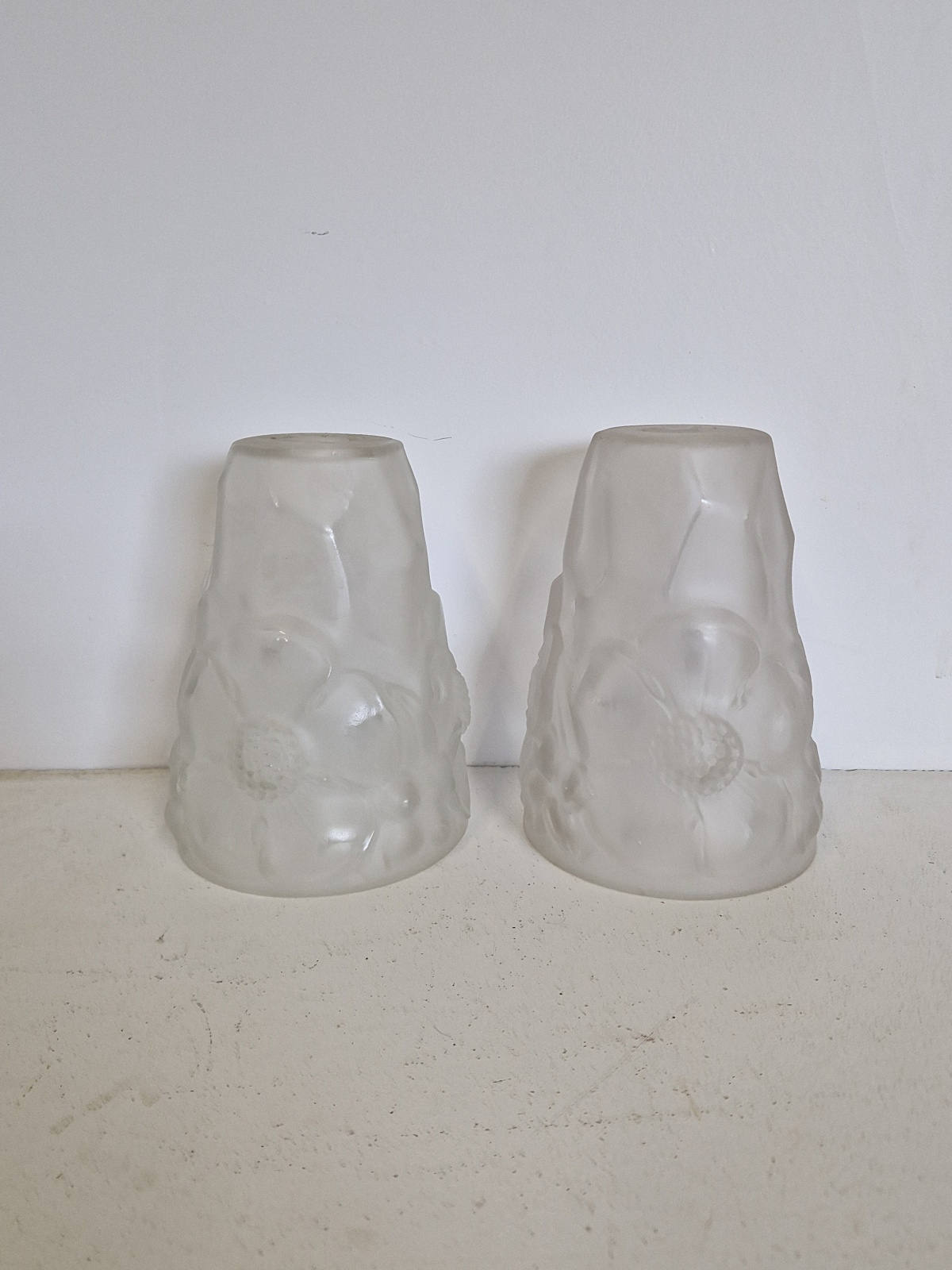 ROS (Degué) | 2 Art Deco Lampshades | France c.1925