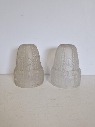 Hettier et Vincent, Paris | 2 Similar Art Deco Lampshades | France c.1925