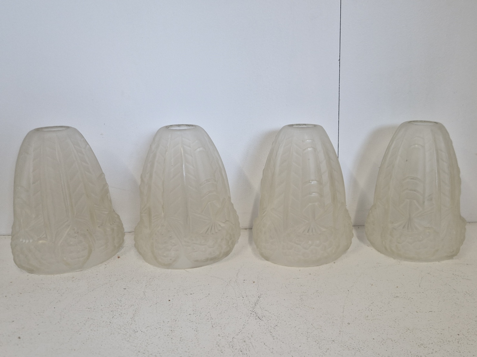 Unsigned | 2 Art Deco Lampshades | France c.1925