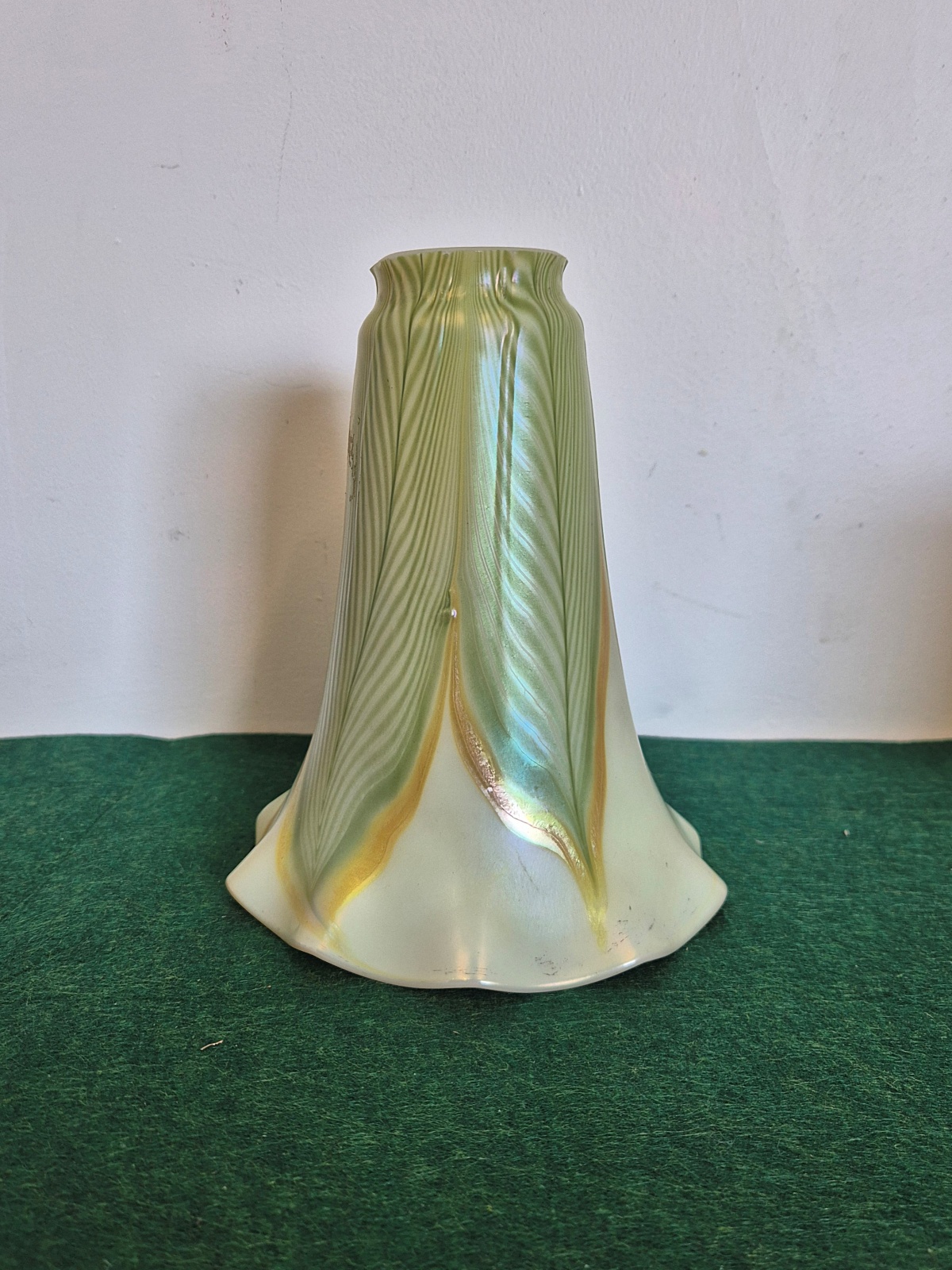Steuben | Large Irridescent Lampshade | U.S.A c.1910
