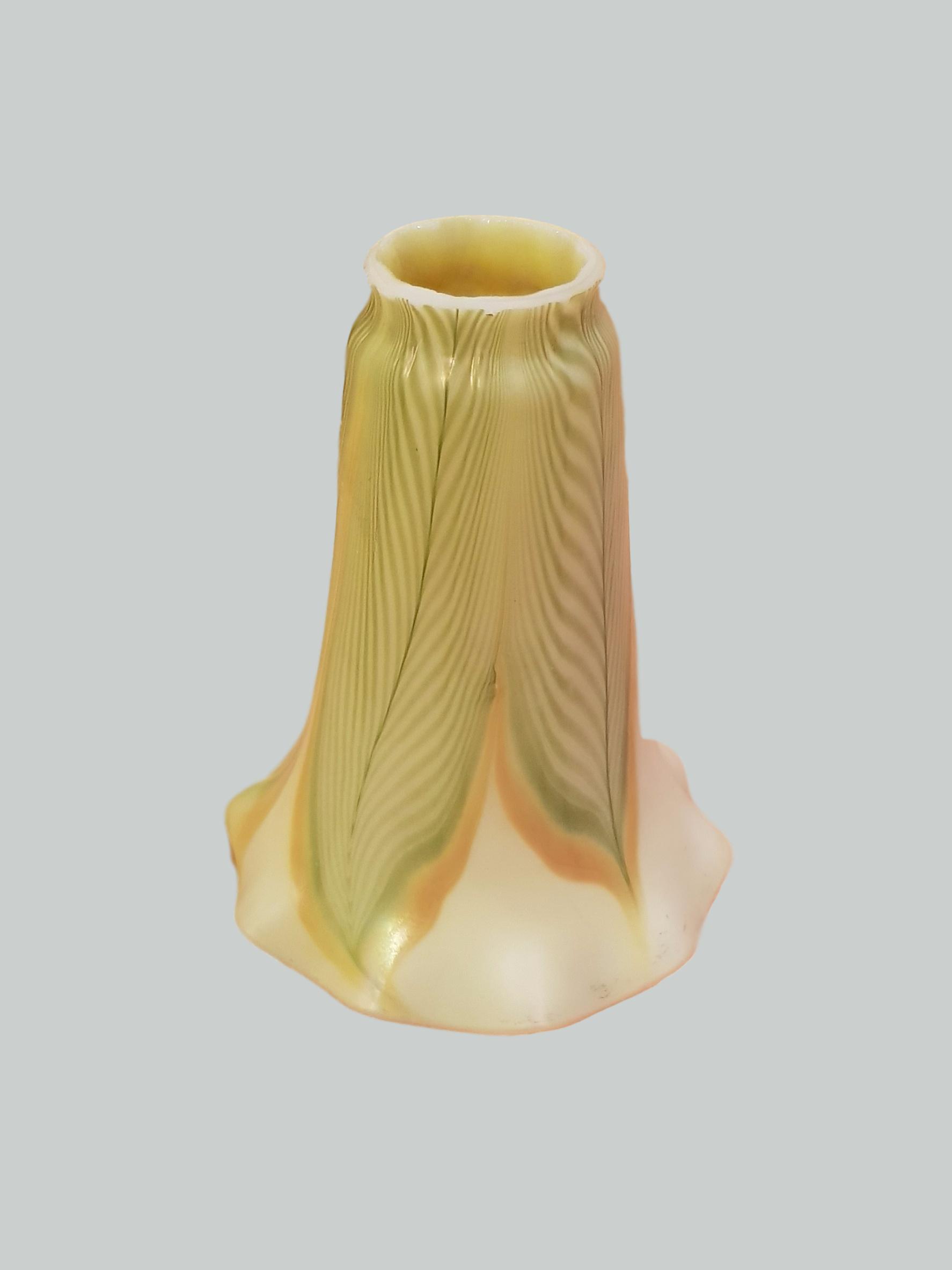 Steuben | Large Unsigned Irridescent Lampshade