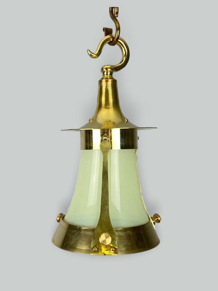 The Cowl | Small General Electric Company Lantern | Vaseline-Glass Insert