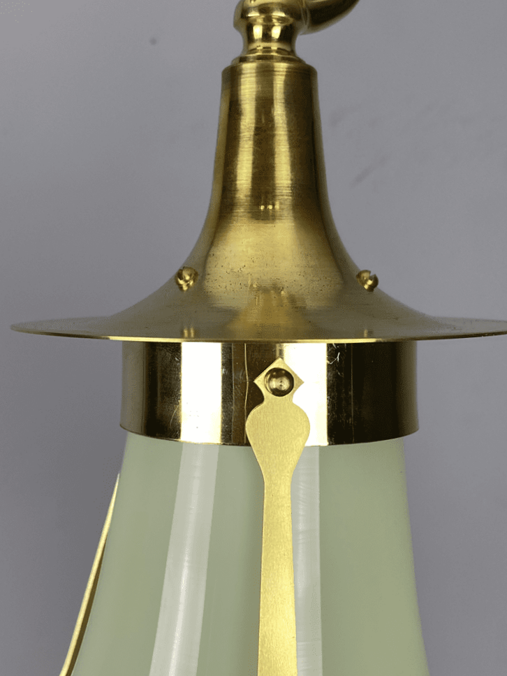 The Cowl | Small General Electric Company Lantern | Vaseline-Glass Insert - Image 5