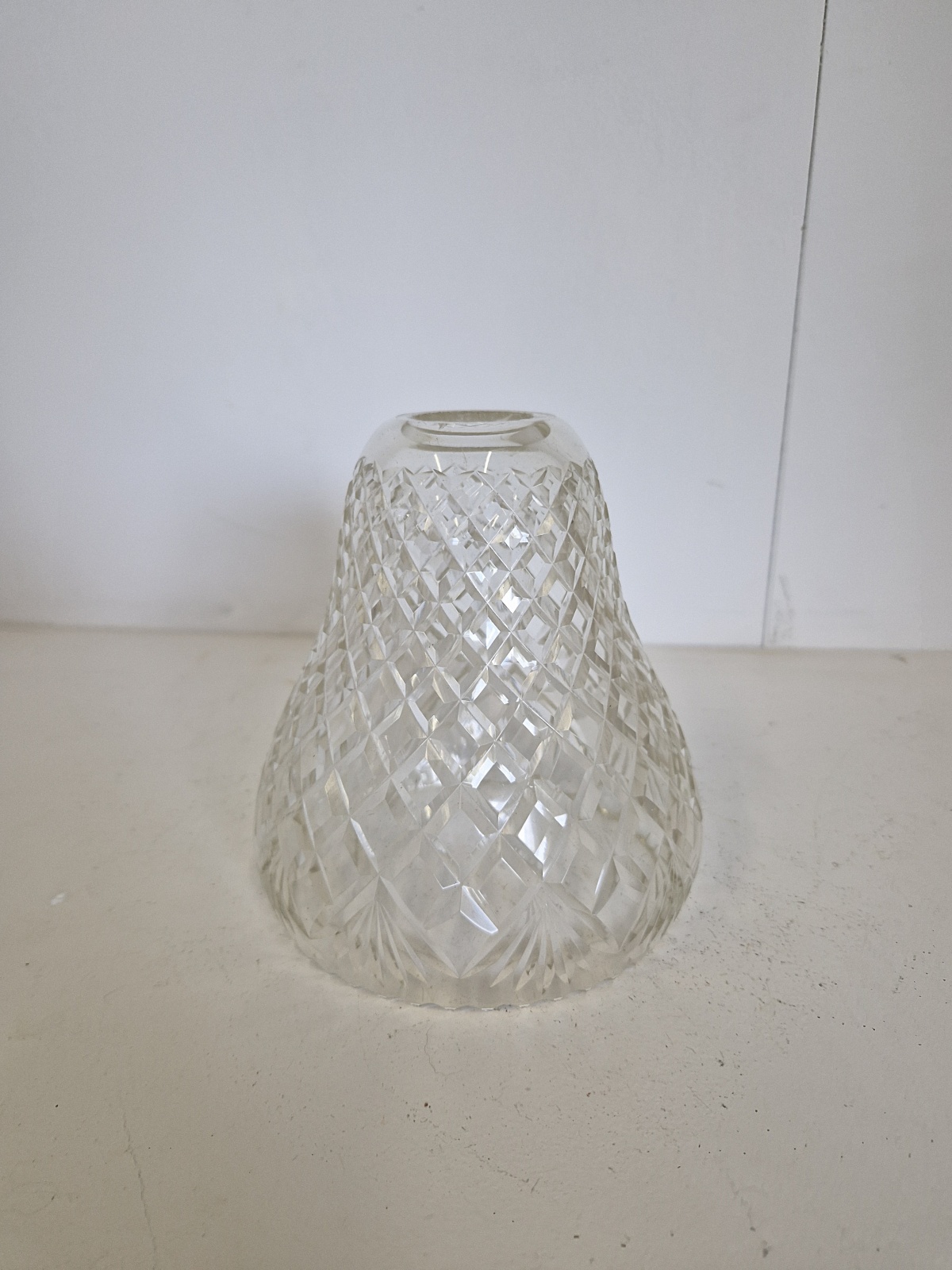 Cut-Glass Lampshade | Simple Dome