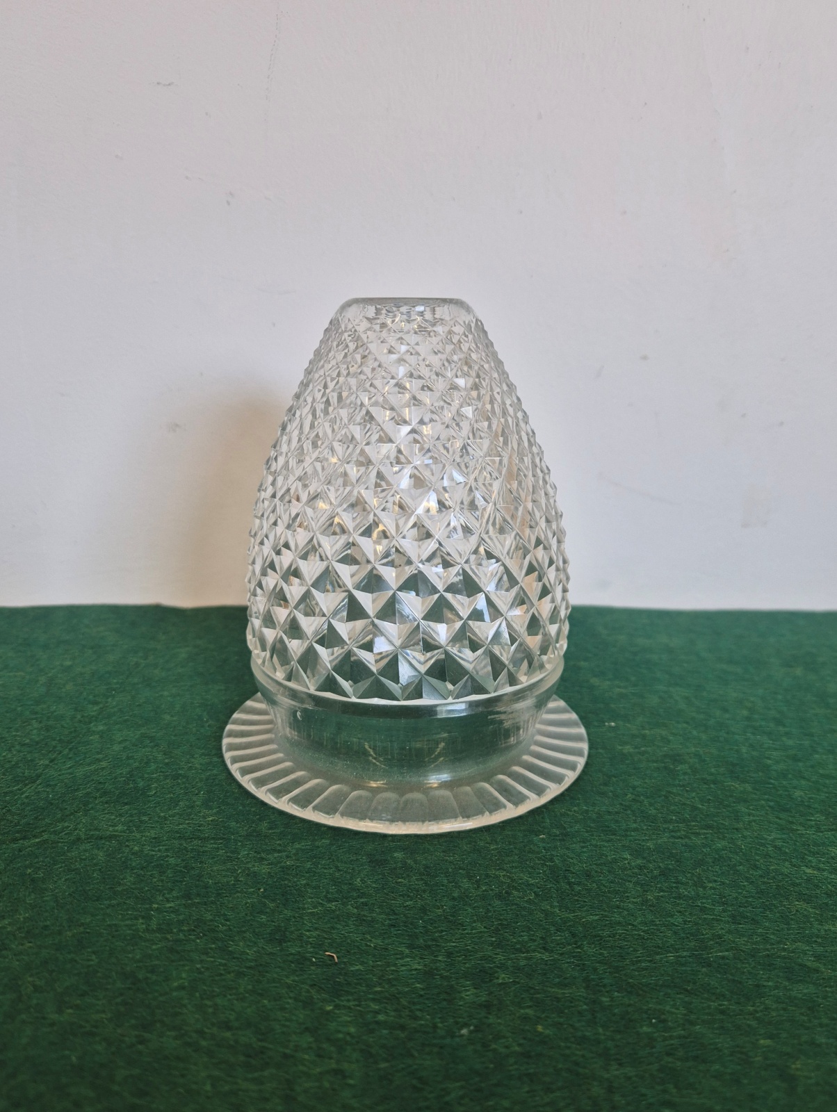 Unsigned | Cut-Glass Lampshade | English c.1910