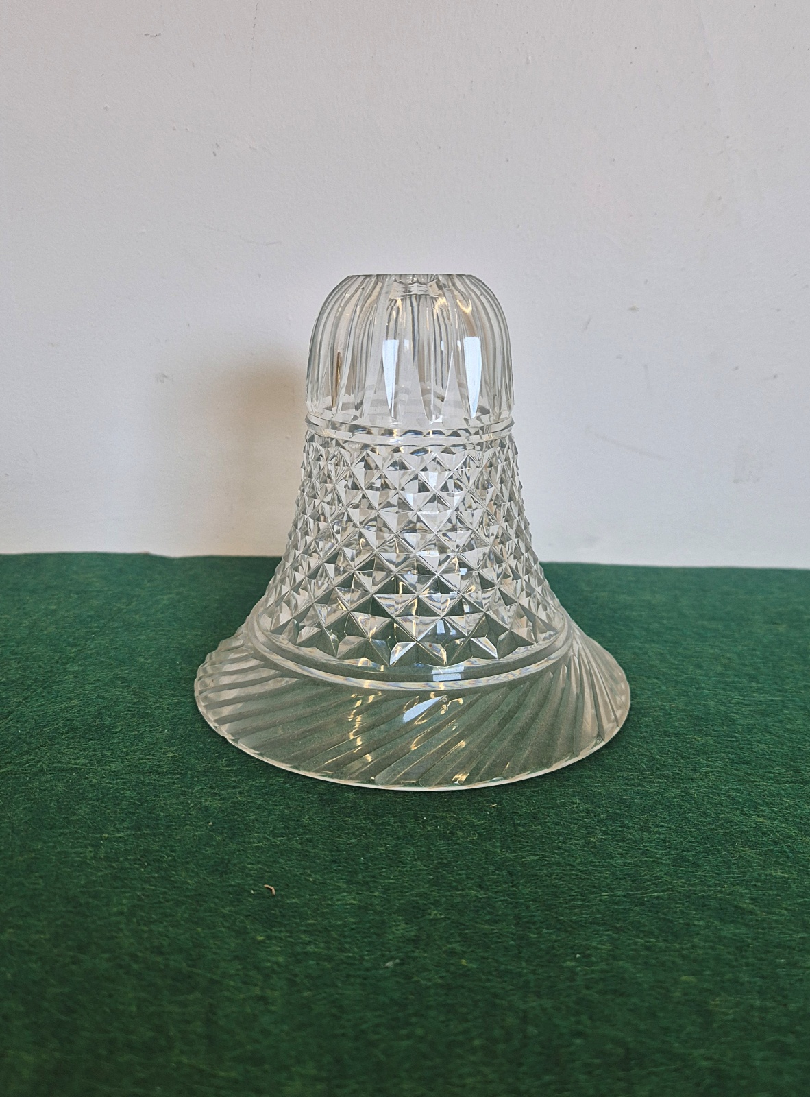 Unsigned | Cut-glass Bell Lampshade | England c.1910