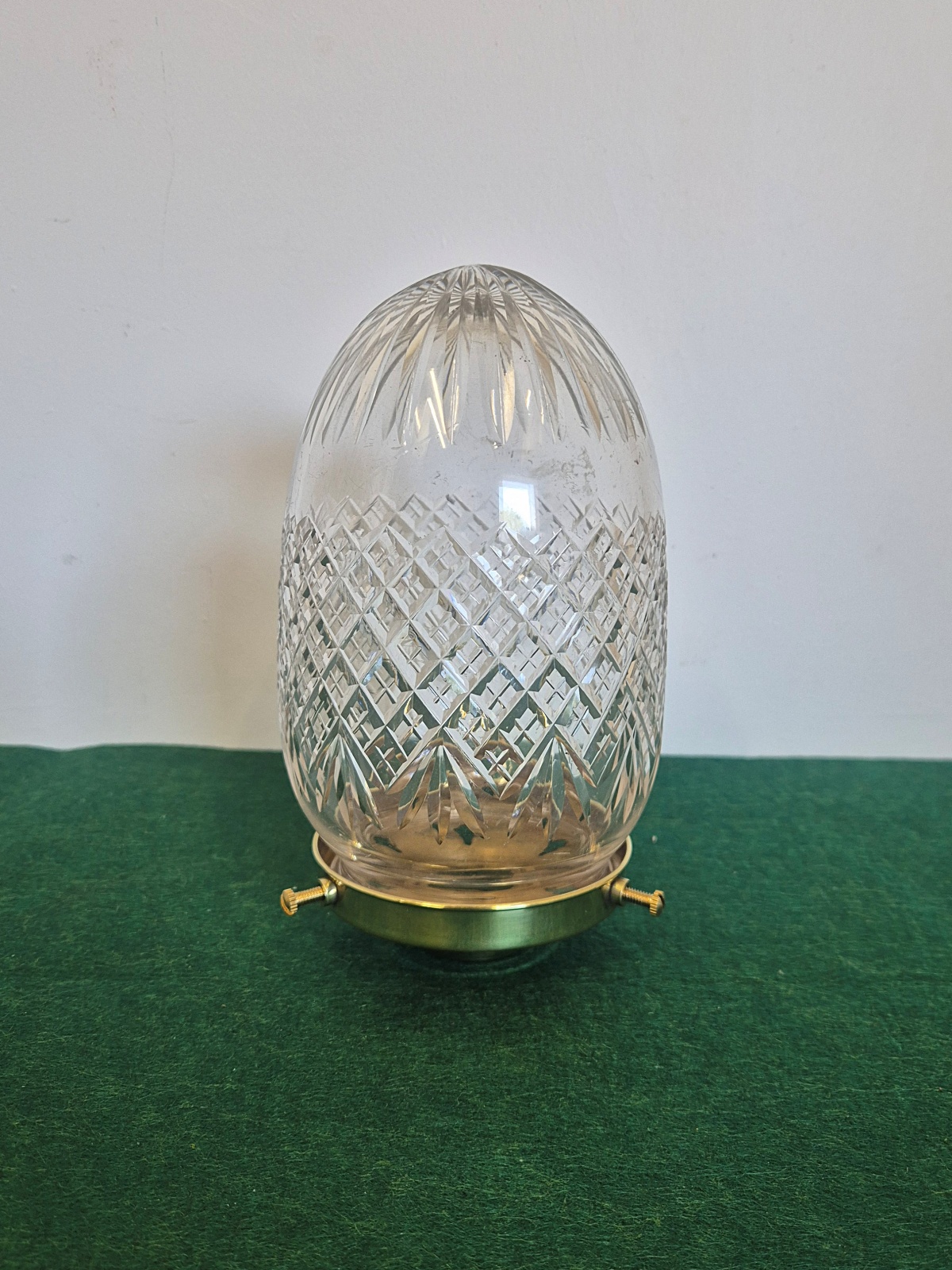 2 Cut-glass 'Pineapple' Lampshades | England c.1910