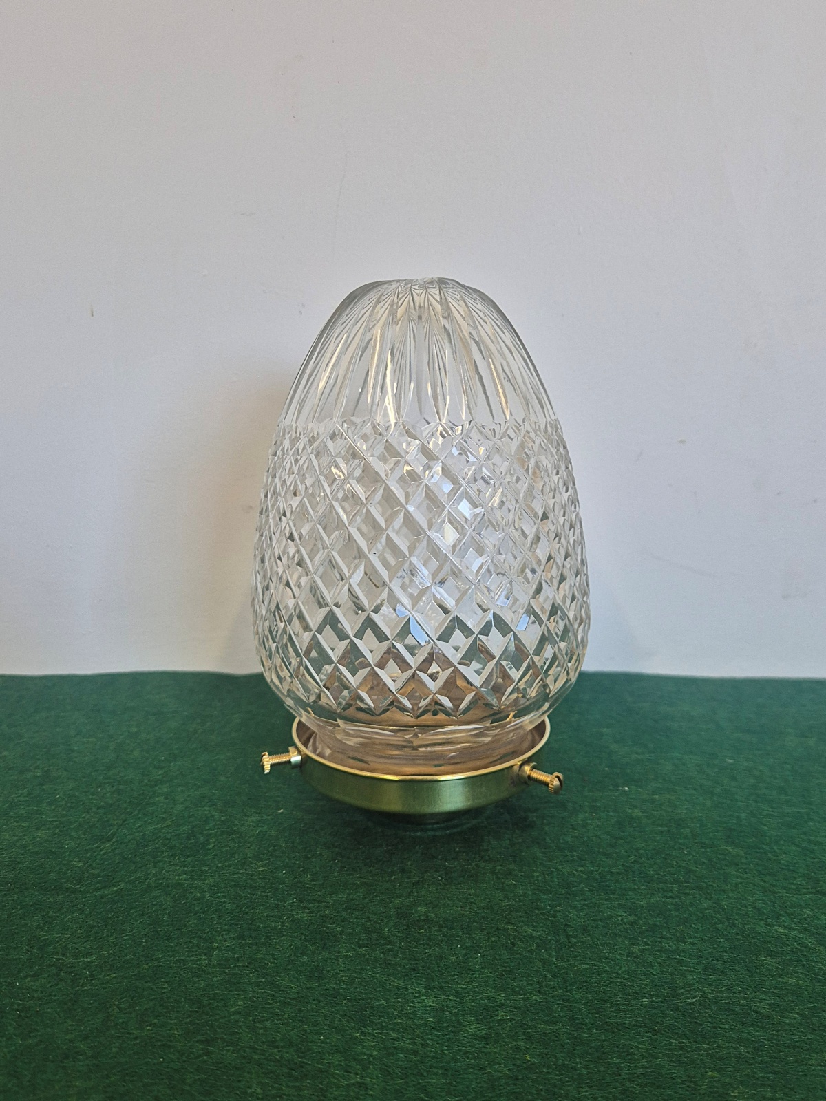 Large Cut-glass 'Pineapple' Lampshade | England c.1910