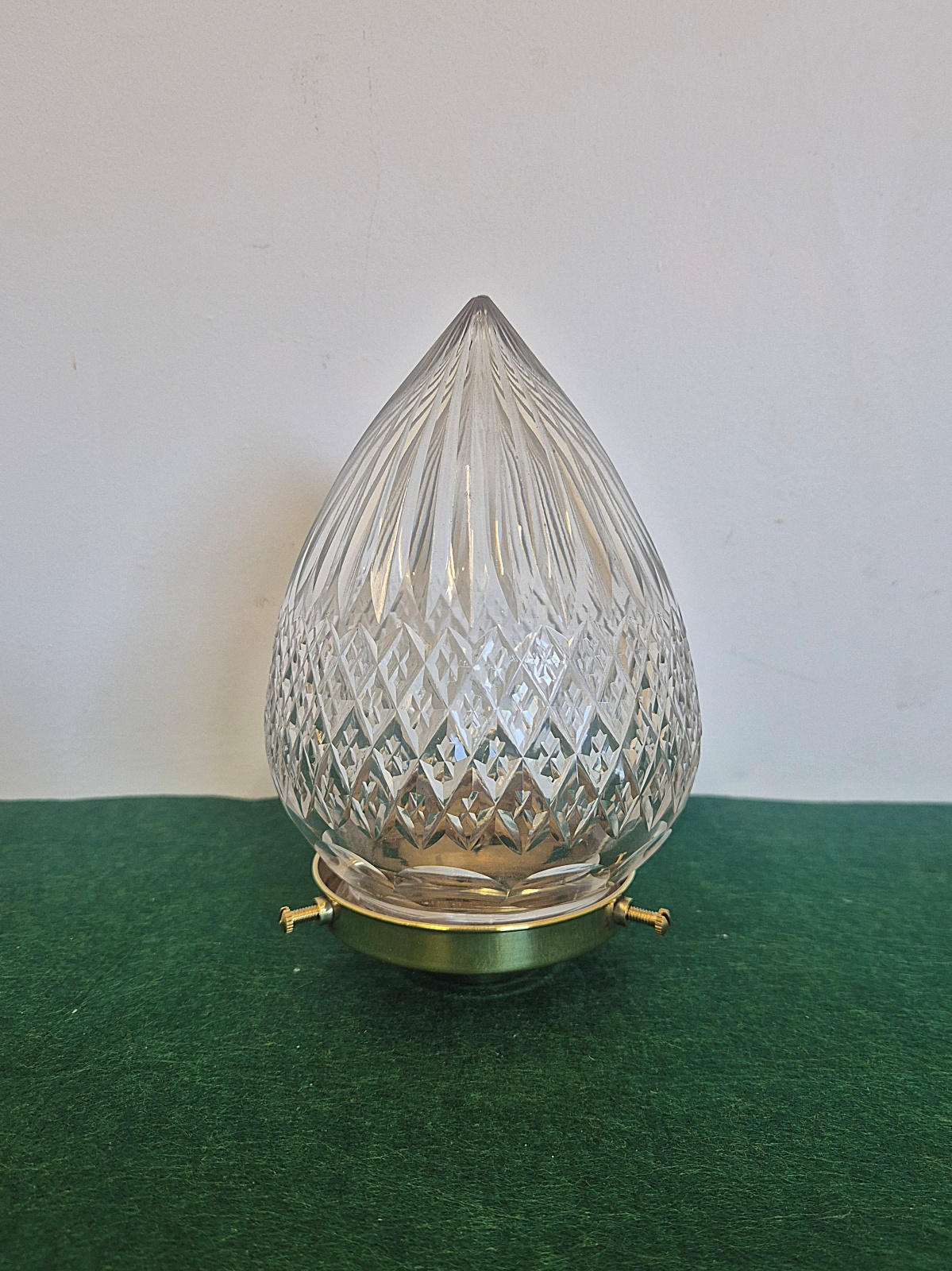 Large Cut-glass 'Pineapple' Lampshade | England c.1910