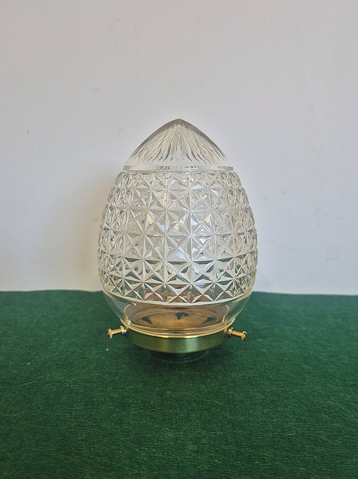 Large Cut-glass 'Pineapple' Lampshade | England c.1910