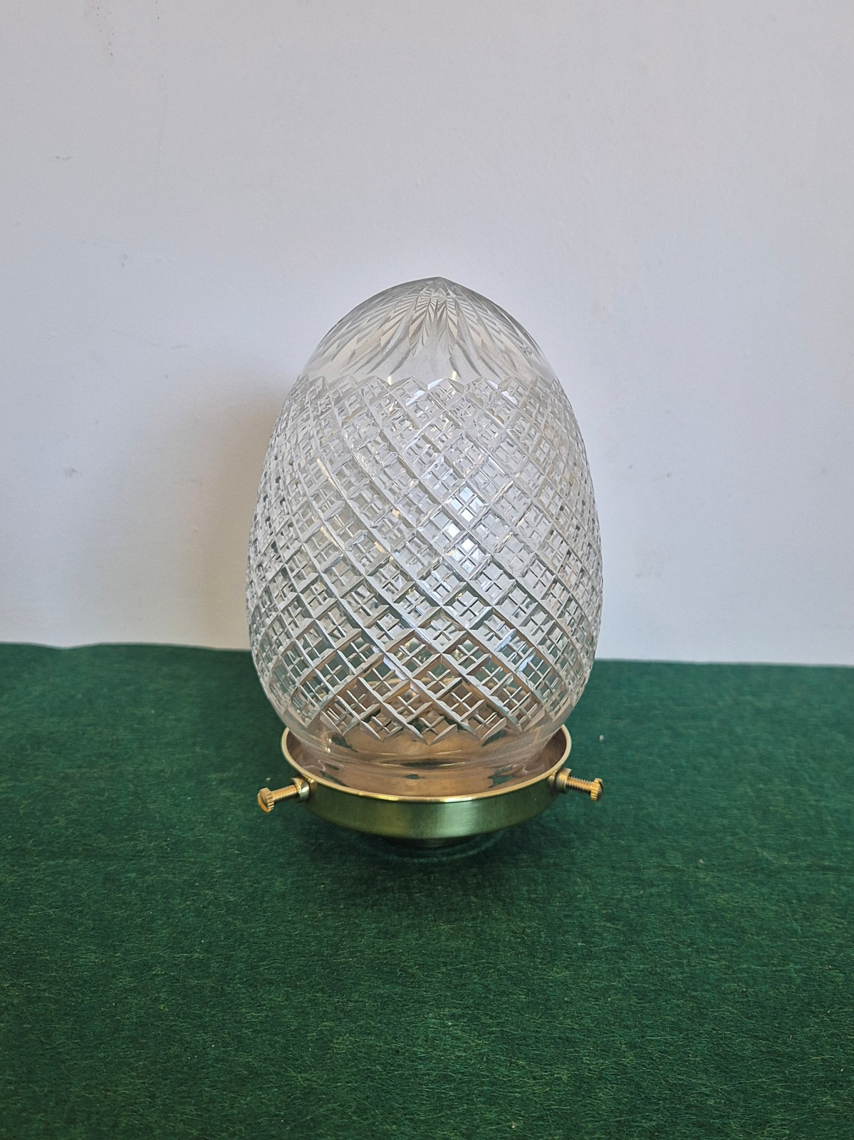 3 Cut-glass 'Pineapple' Lampshades | England c.1910