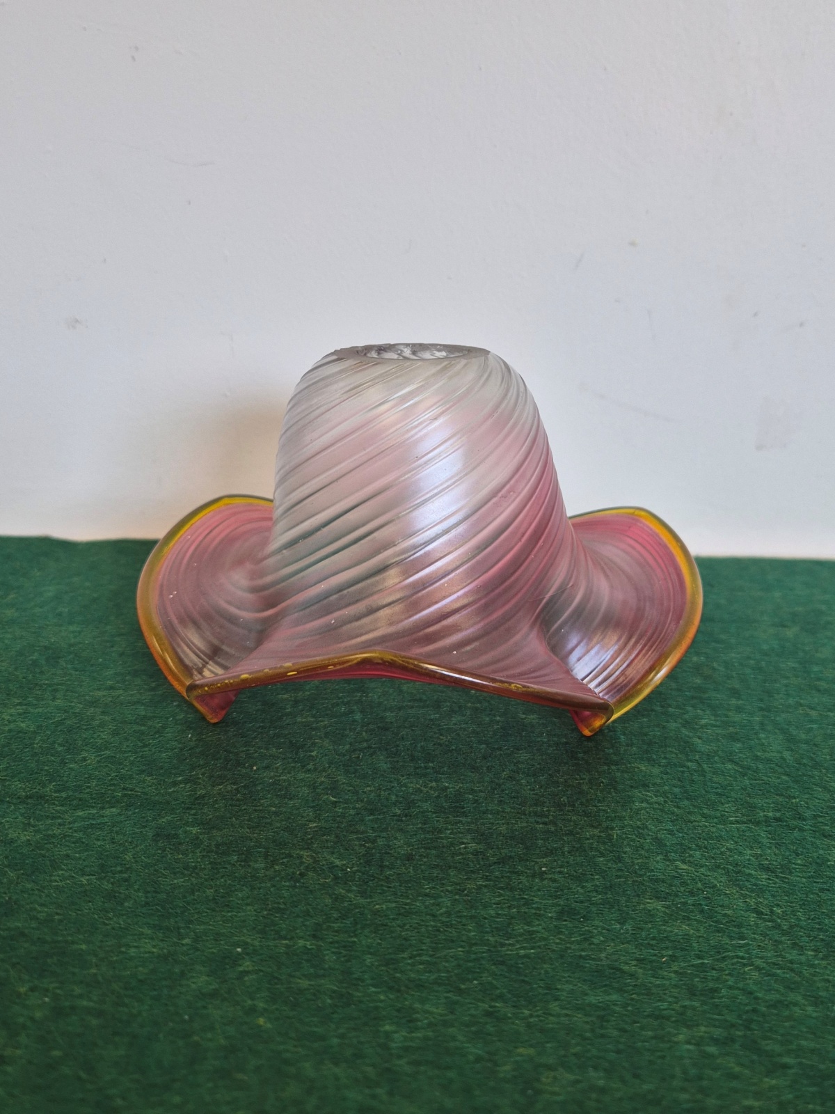 Unsigned | Small Cranberry Lampshade | England c.1900