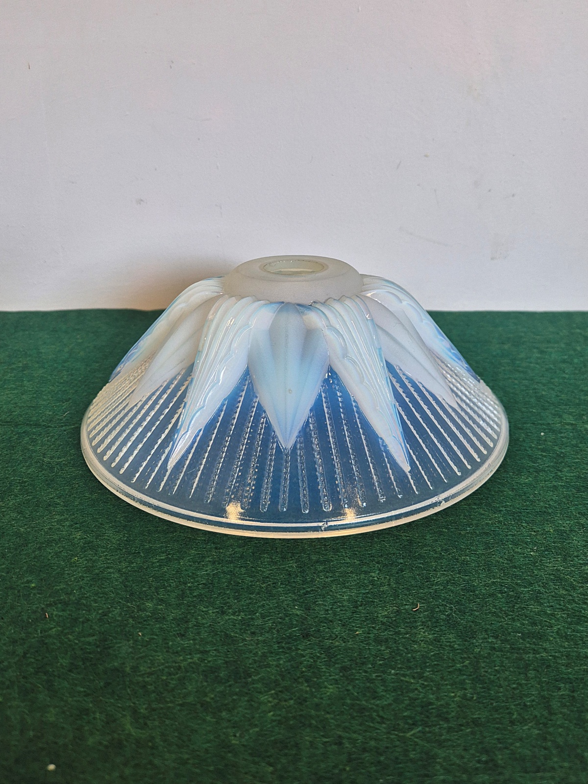 Unsigned | Single Frosted Lampshade | France c.1935
