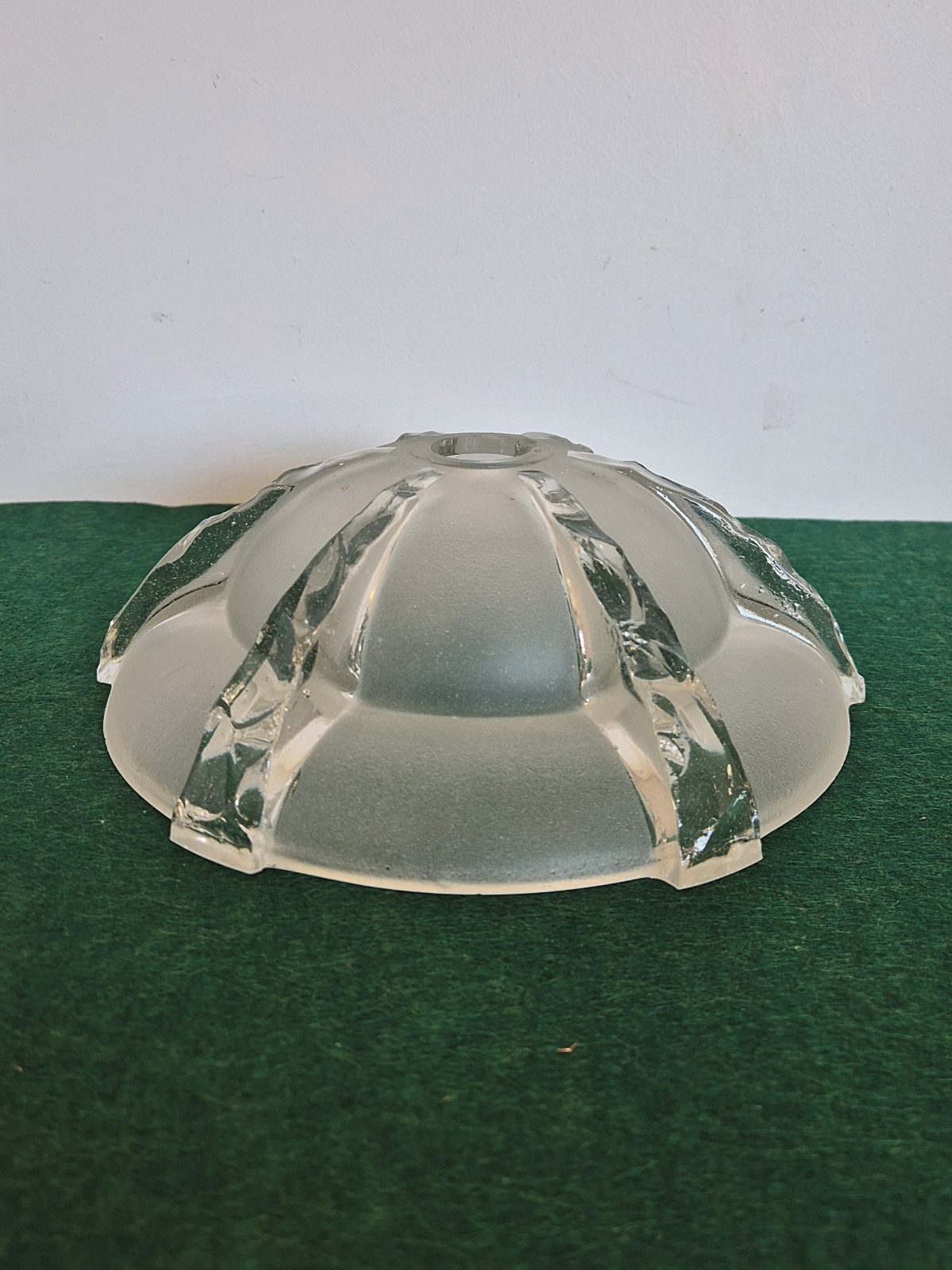 Unsigned | Single Frosted Lampshade | France c.1935