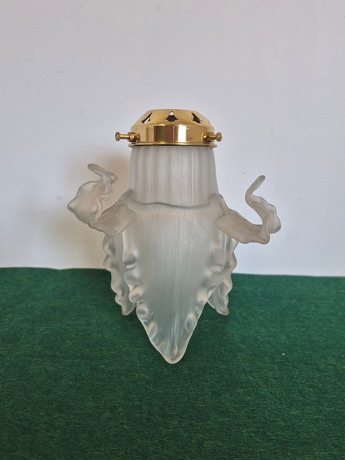 Unsigned | 2 Large "Lily" Lampshades | France c.1920