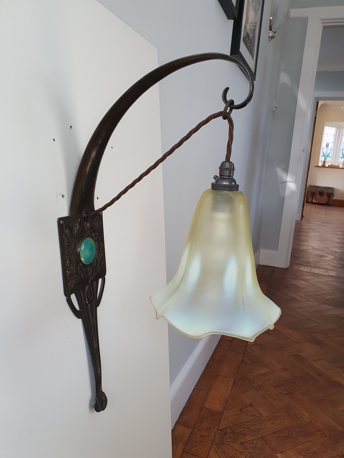 Style of John Pearson for The Guild of Handicraft | Arts & Crafts Wall light | England c.1905 | SOLD - Image 5