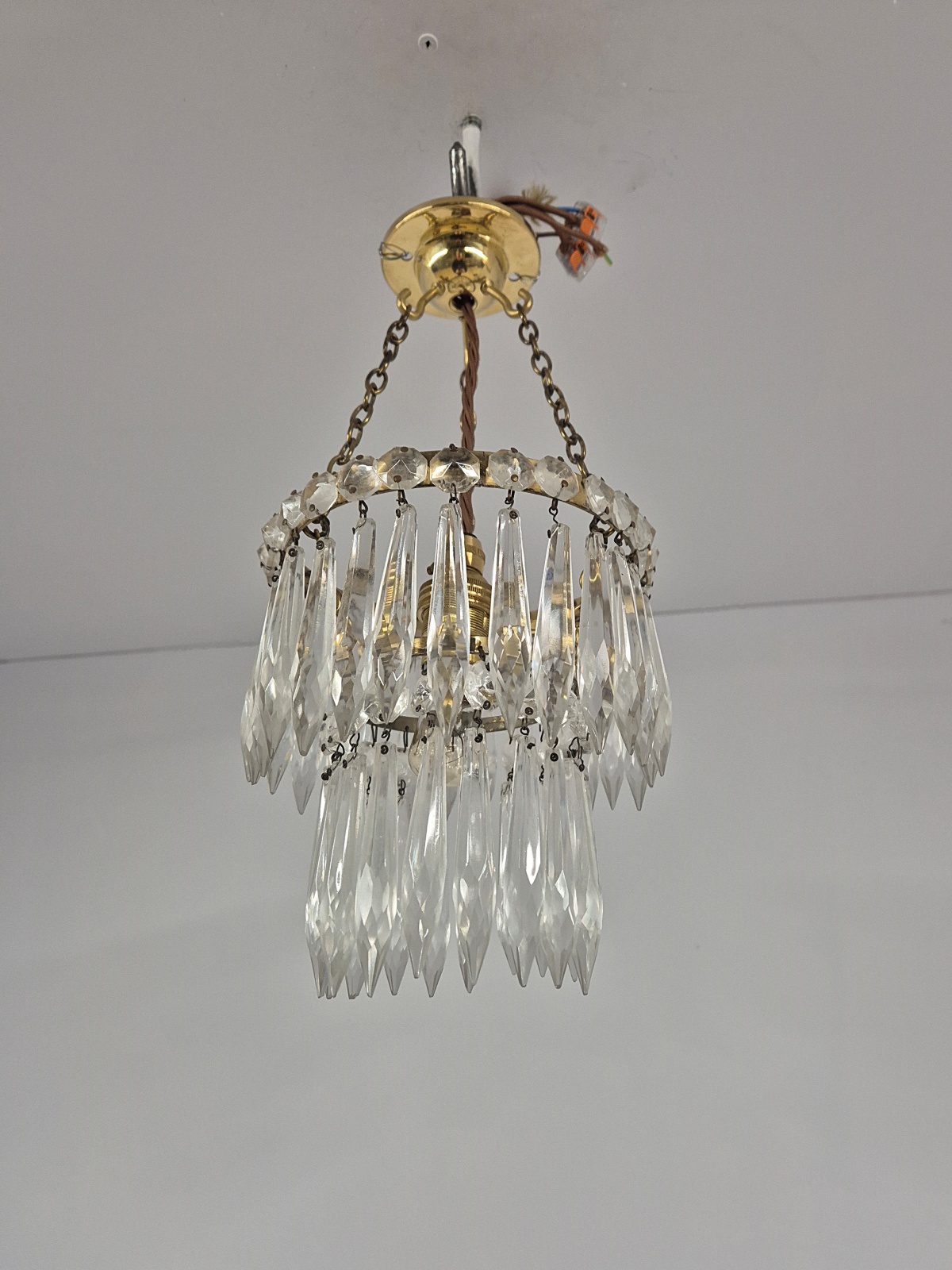 Unsigned | Collection of 3 Small "Waterfall" Lustres | Available To Buy Seperately - Image 4