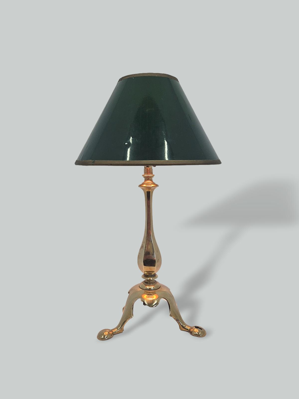 The General Electric Company (G.E.C) | 2 Edwardian Brass Table Standards | England c.1905