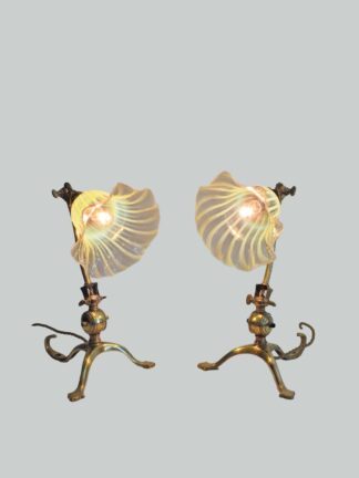 W.A.S Benson, London | 2 Arts & Crafts Desk Lamps | England c.1900 | SOLD