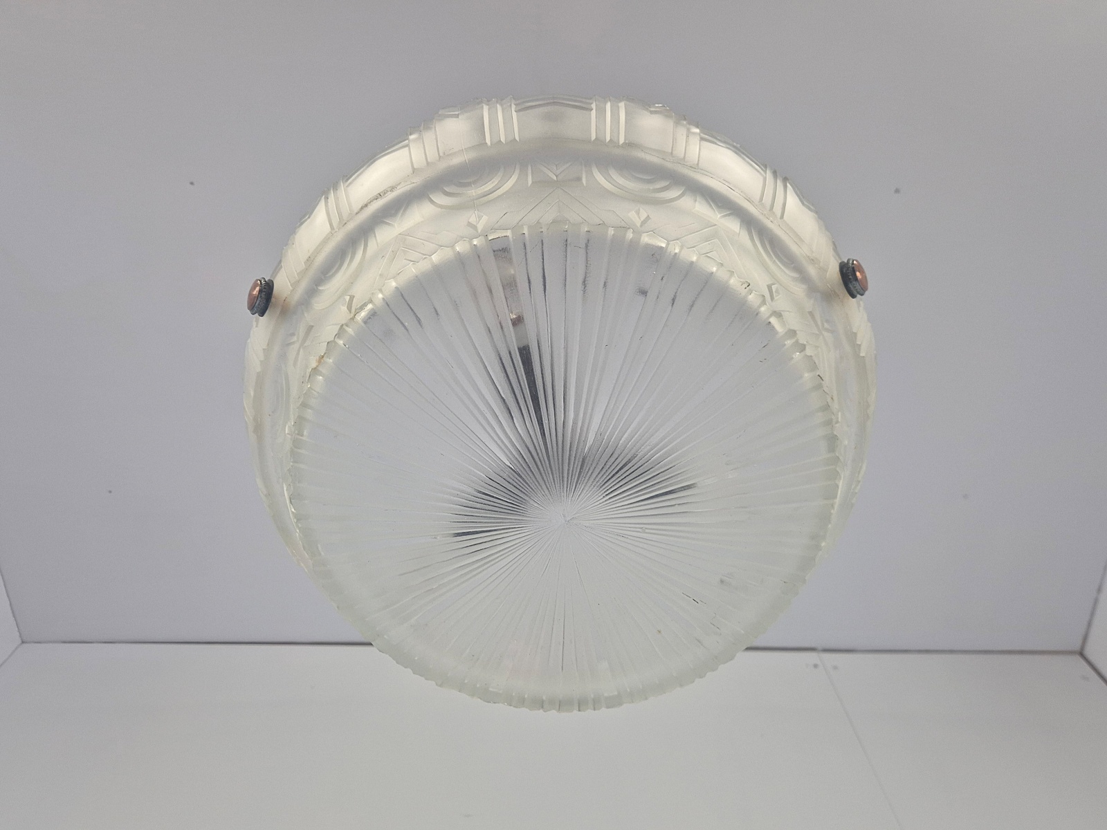 Verreries Charles Schneider | Art Deco Plafonnier | France c.1925-35 - Image 7