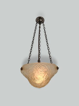 Unsigned | Petite Art Deco Plafonnier | France c.1925