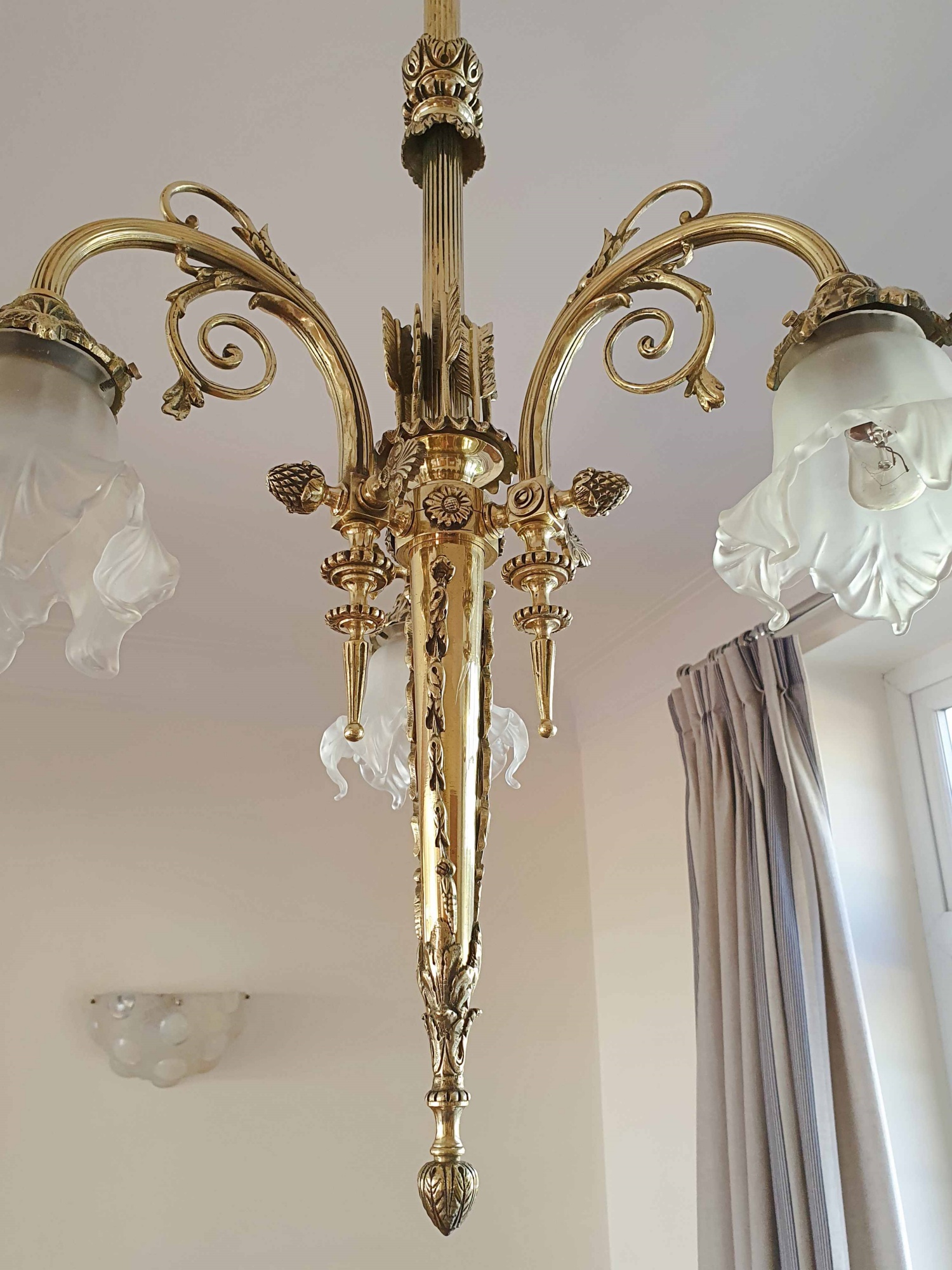 Fonderies de Bronze, Nanterre & Lyon | Neoclassical Electrolier | France Early c.20th - Image 7