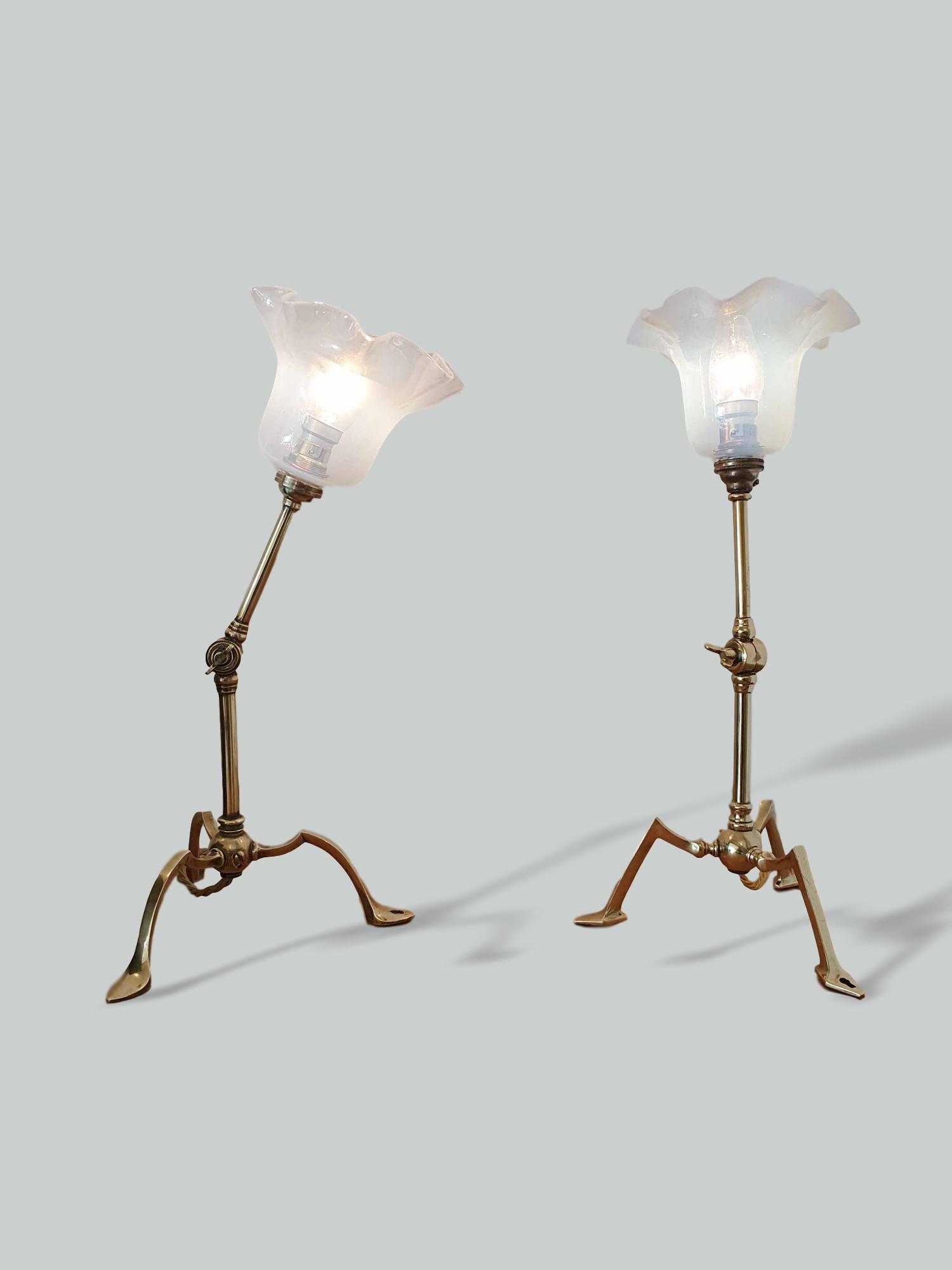 The General Electric Company (G.E.C) | 2 Similar Arts & Crafts Table Lamps | England c.1905 | SOLD | SOLD