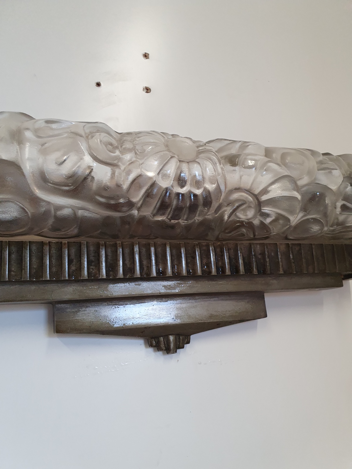 Genet et Michon | Bronze Art Deco Wall Light | France c.1930 | SOLD - Image 6