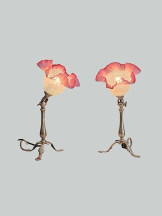 Unsigned | 2 Arts & Crafts Multi-utility Lamps | England c.1900 | SOLD