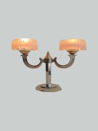 Henri Petitot & Ezan | 2 Art Deco Table Lamps | France c.1930