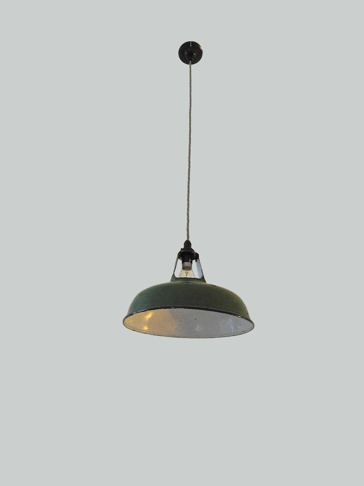 Unsigned | 2 Large Kitchen Downlighter Shades | SOLD