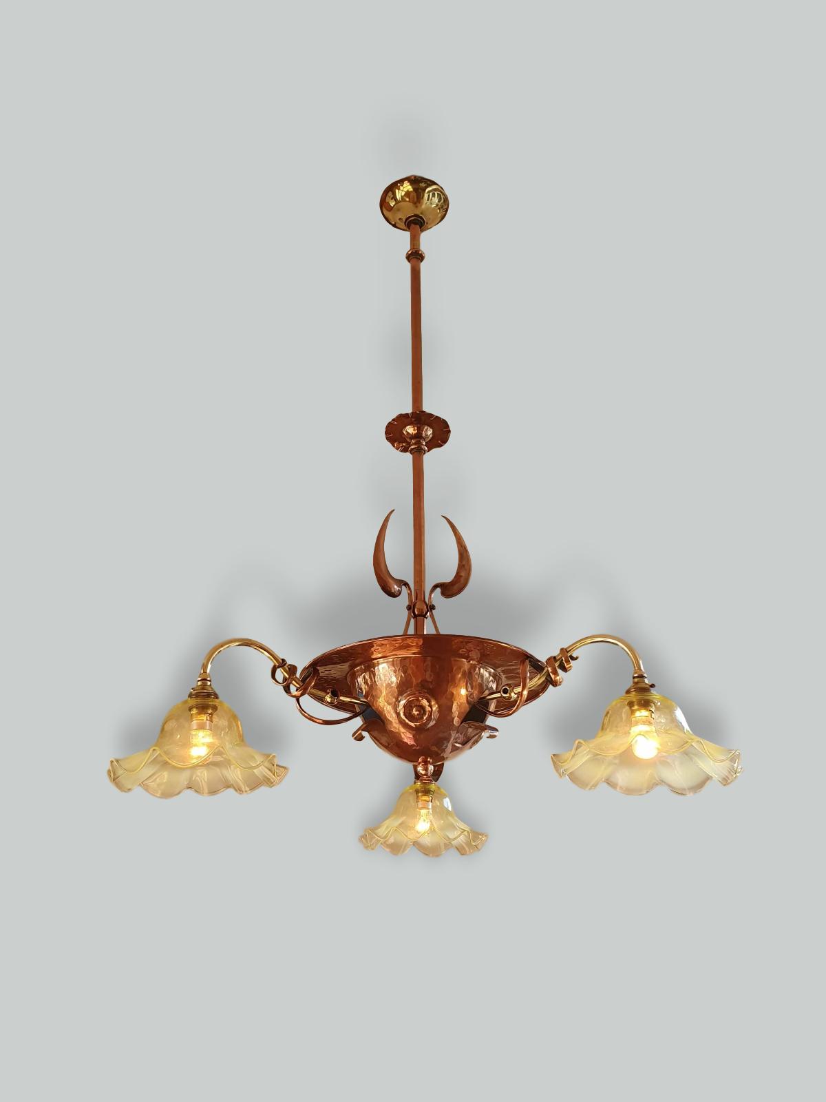 Unsigned | Arts & Crafts Chandelier | England c.1890 | SOLD