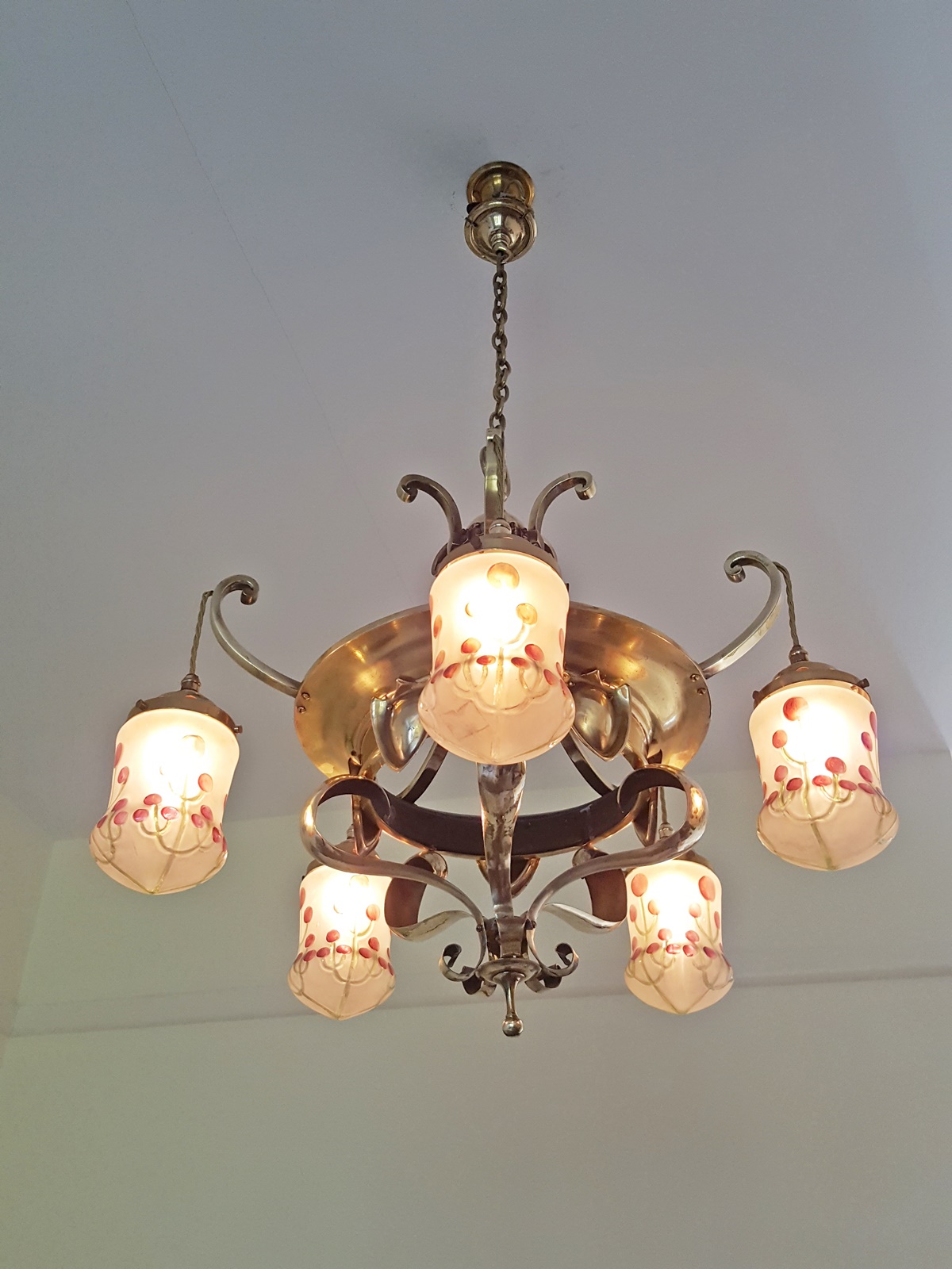 The General Electric Company (G.E.C) | 5 Branch Chandelier | England c.1920 | Sold - Image 7