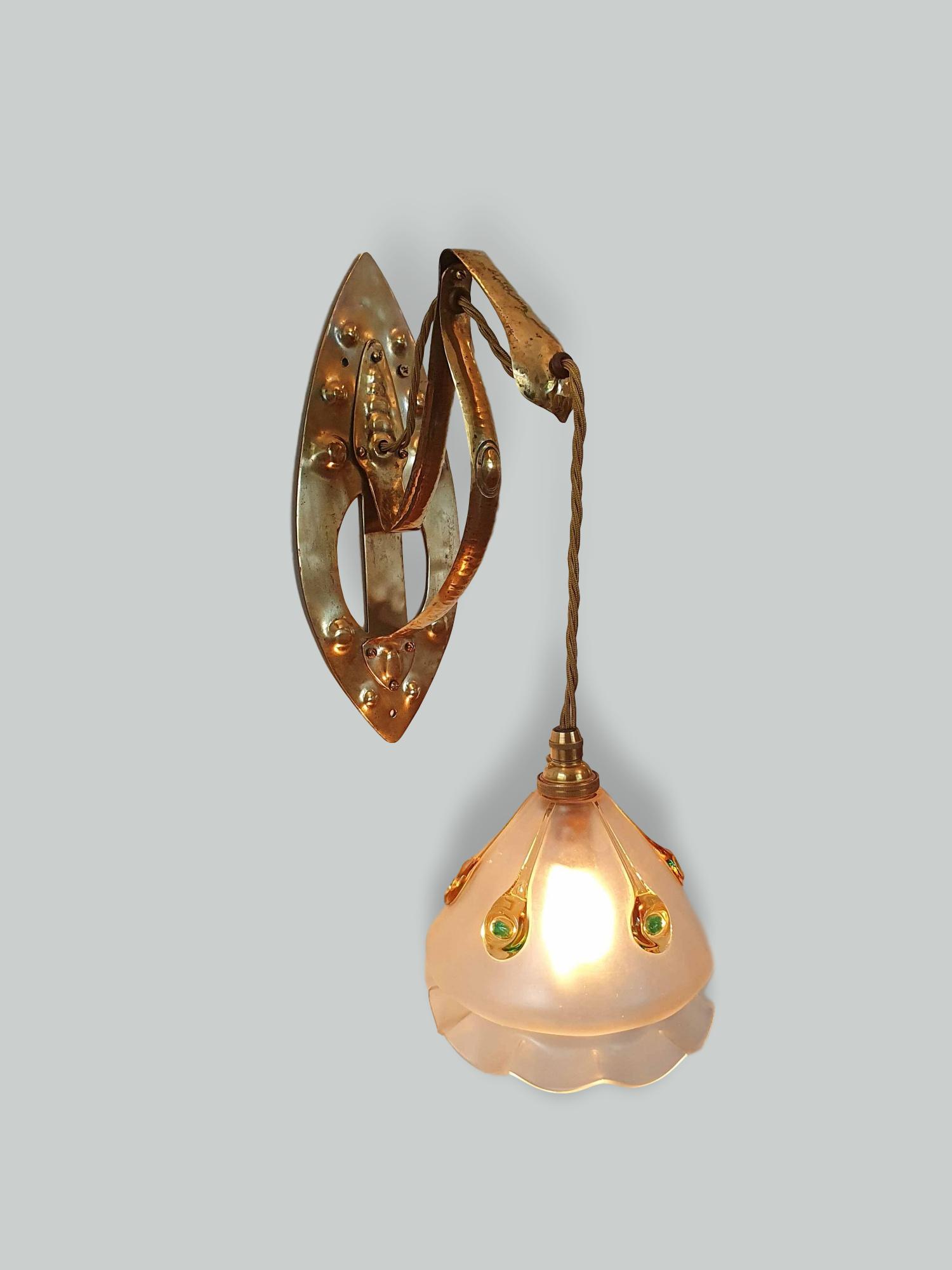 Stuart & Sons, Birmingham | Arts & Crafts Wall Light | England c.1900 | SOLD
