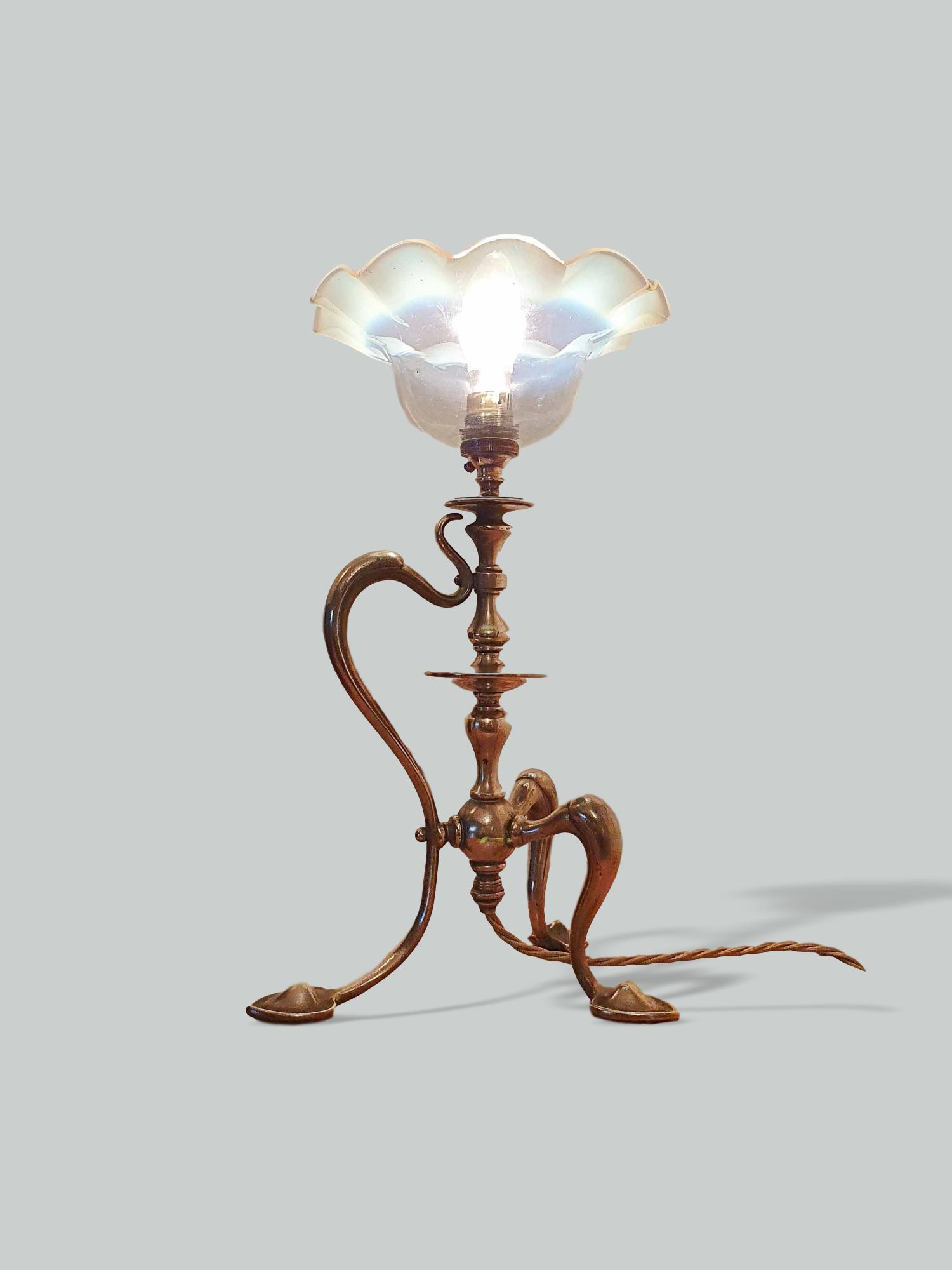 Style of James Hinks & Son | Arts & Crafts Table Lamp | England c.1900 | SOLD