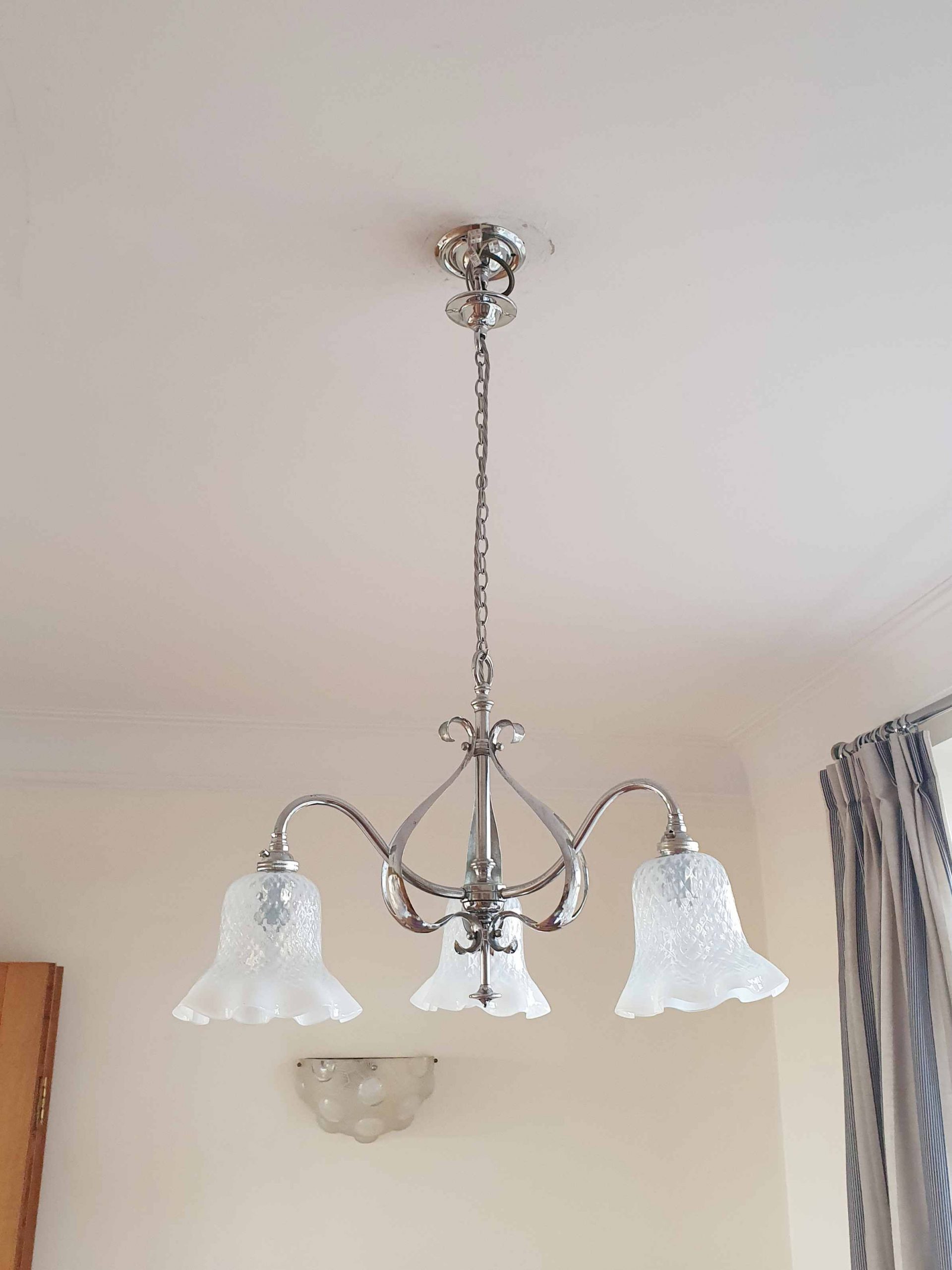 Attributed The General Electric Company (G.E.C) | Small Arts & Crafts Ceiling Fitting | England c.1900 | SOLD - Image 2