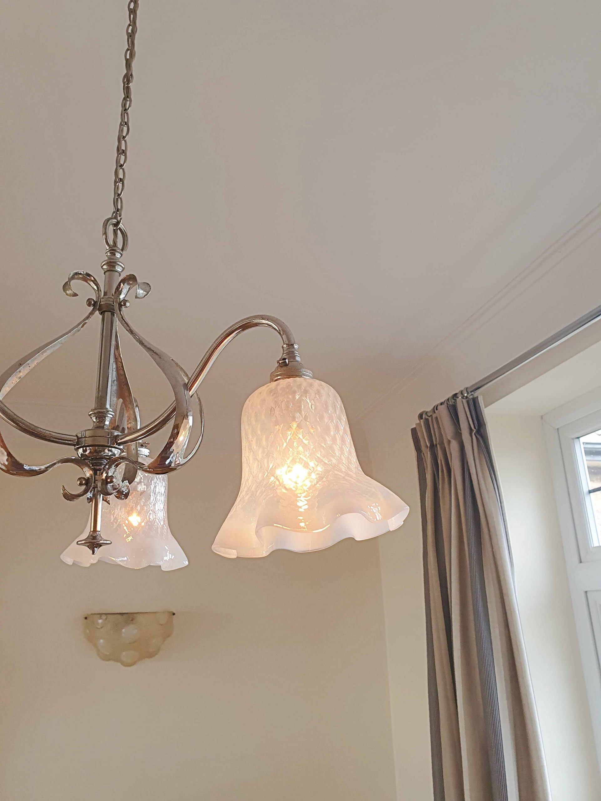 Attributed The General Electric Company (G.E.C) | Small Arts & Crafts Ceiling Fitting | England c.1900 | SOLD - Image 8