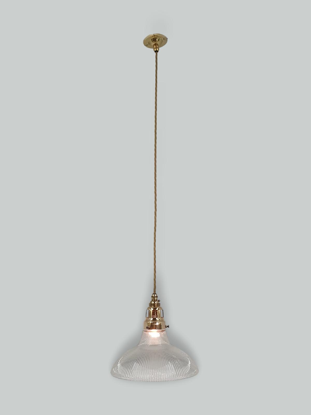 Unsigned | Large Holophane "Stiletto" Prism Reflector | England c.1900 | SOLD