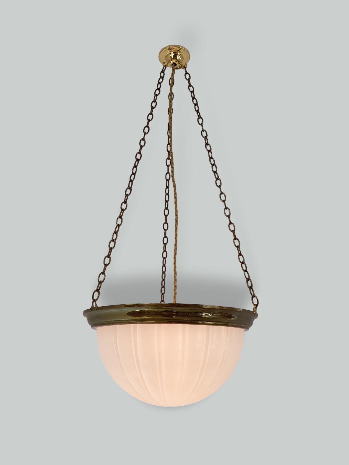 Unsigned | Moonstone Plafonnier | England c.1925 | SOLD