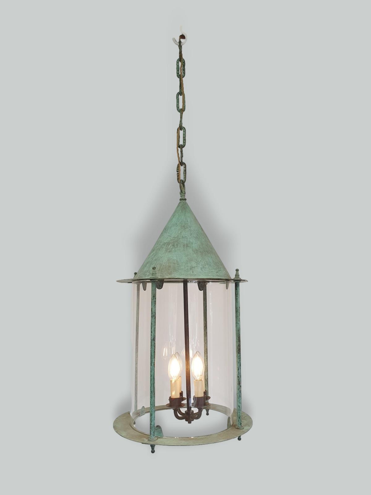 F.Samiei of reTouch Lighting | 2 Similar Monumental Arts & Crafts Lanterns | Available to Buy Seperately - Image 2