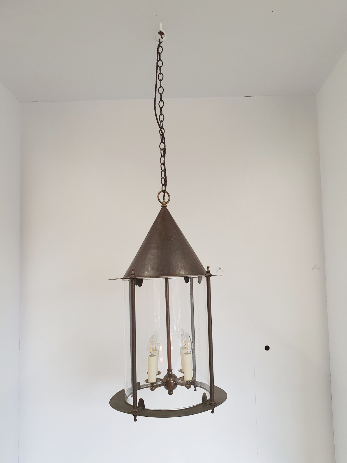 F.Samiei of reTouch Lighting | 2 Similar Monumental Arts & Crafts Lanterns | Available to Buy Seperately - Image 11