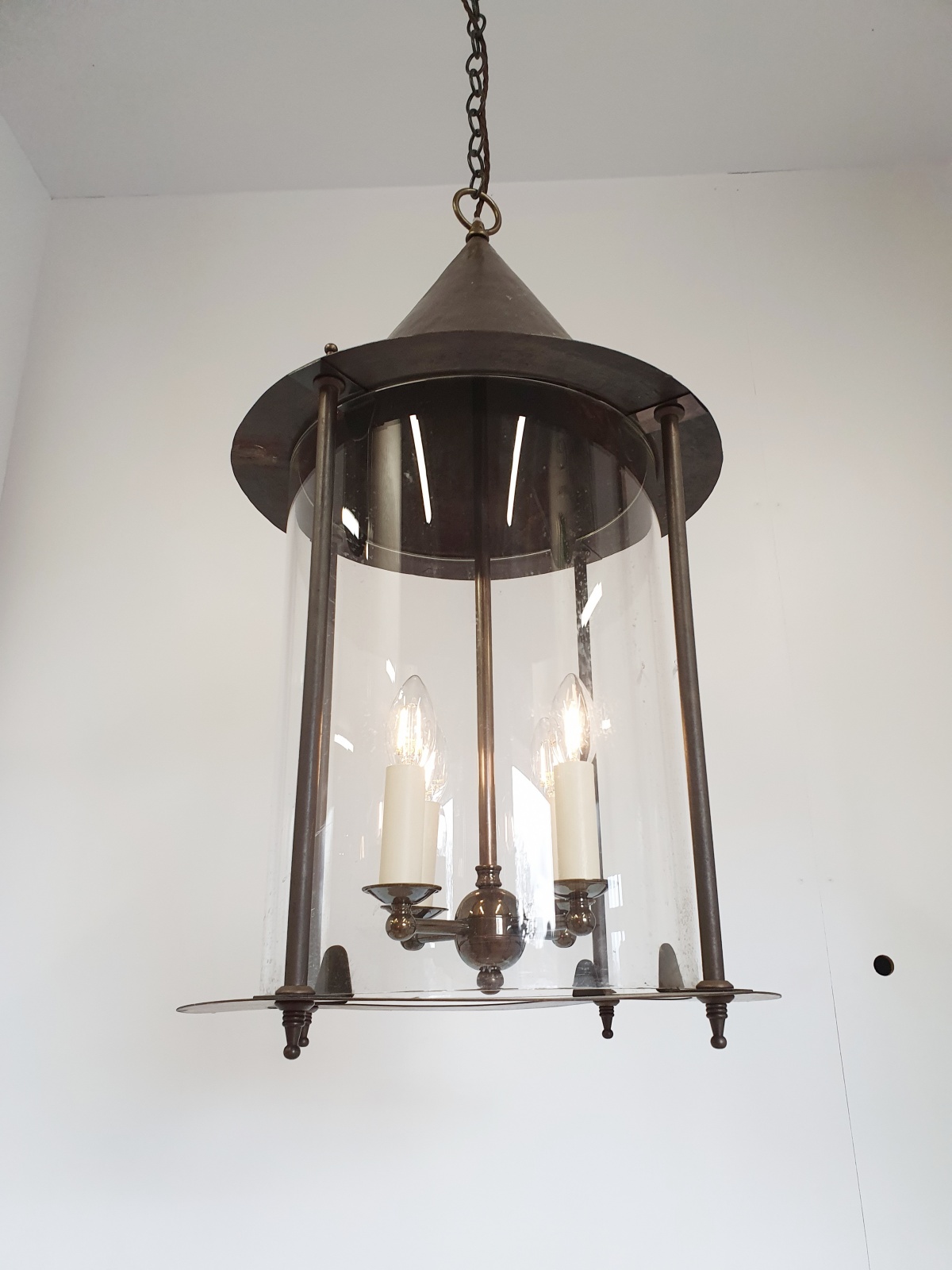 F.Samiei of reTouch Lighting | 2 Similar Monumental Arts & Crafts Lanterns | Available to Buy Seperately - Image 12