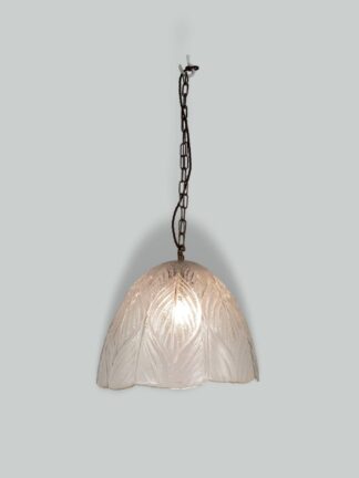 Unsigned | 2 Very Large Pendant "leaf" Lampshades | Available to Buy Seperately